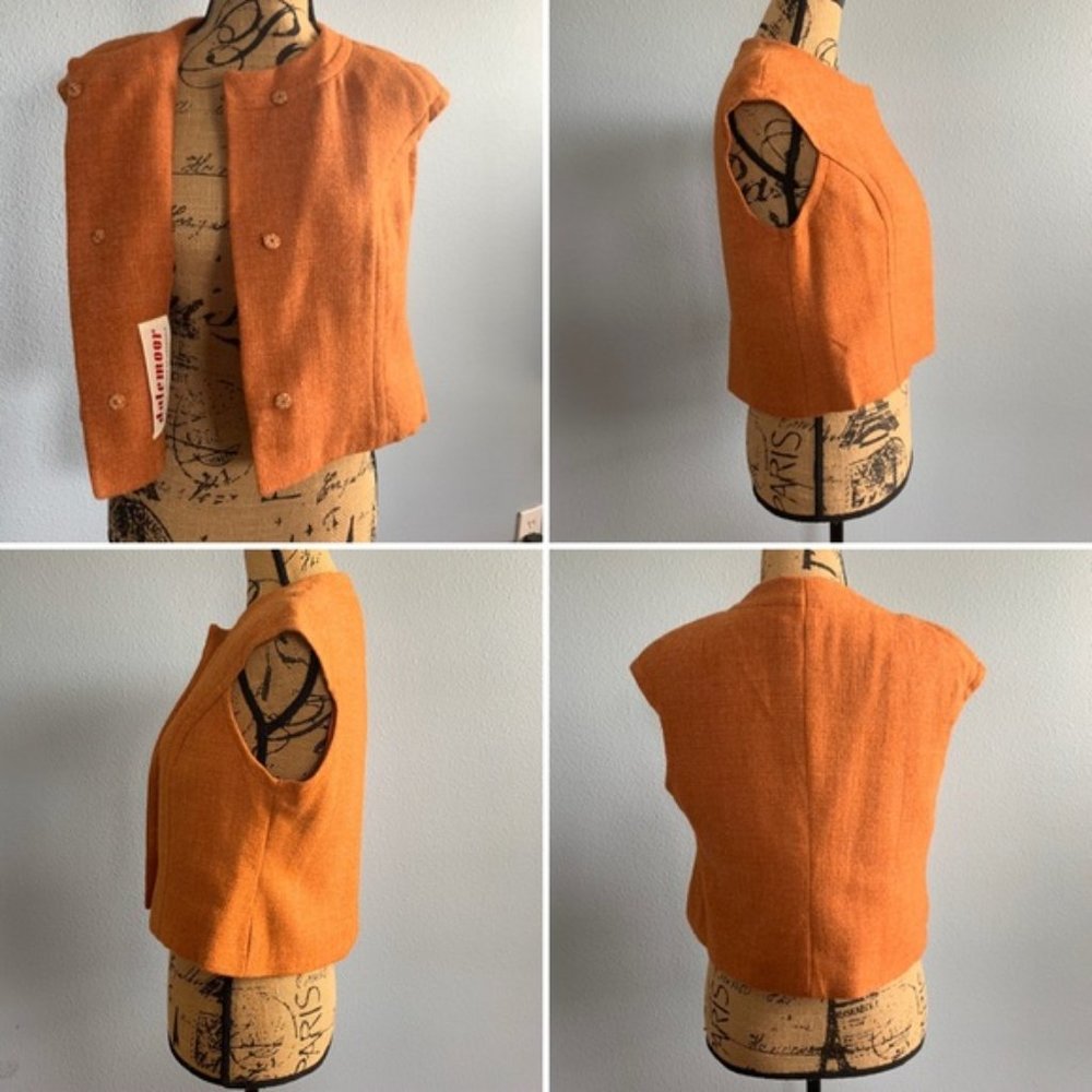 1950s Dalemoor MCM Skirt Set in Amber - Picture 3 of 11